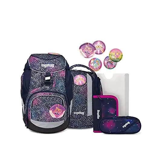 Ergobag Pack Set – Ergonomischer Schulranzen mit Bärlaxy-Design