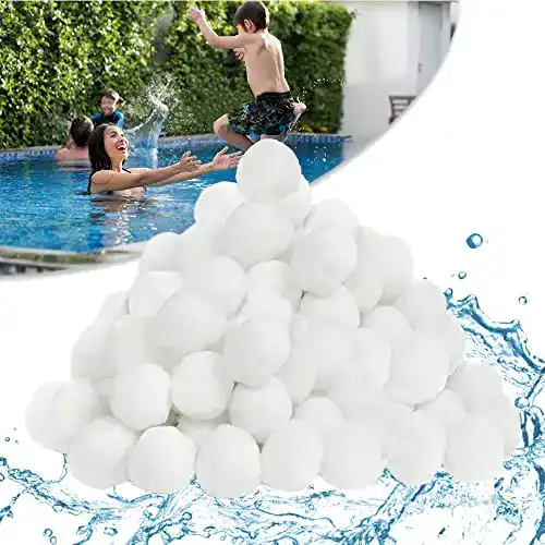 Filterbälle VA-Cerulean Filter Balls, Weiß 700g als Ersatz für 25kg Filtersand