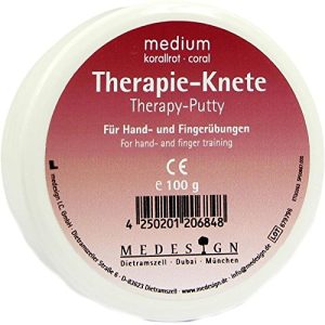 Therapieknete Medesign I. C. GmbH Medium Korallrot 100 g