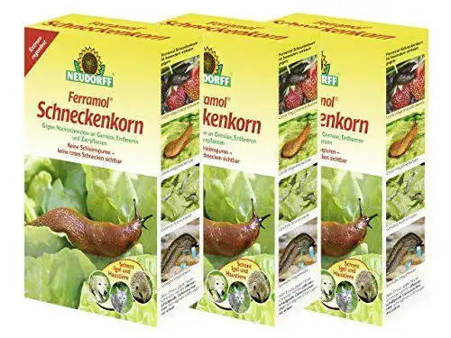 Neudorff Ferramol Schneckenkorn 3er-Set, 3 x 2 kg