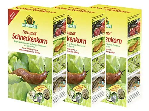 Neudorff Ferramol Schneckenkorn 3er-Set, 3 x 2 kg