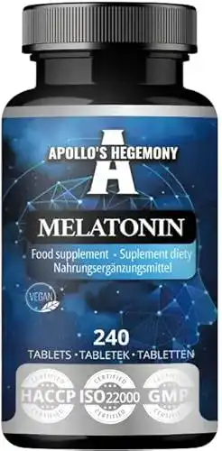 Melatonin Tabletten von Apollo’s Hegemony 240 vegane Tabletten