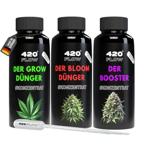 Cannabis Dünger 420Flow Set für Grow, Bloom und Booster