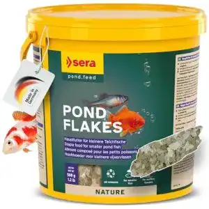 Flockenfutter für Teichfische Sera Pond Flakes 3,8 L (560g)