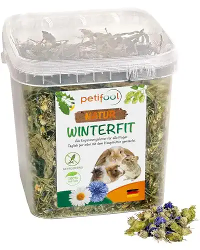 Kaninchenfutter Petifool Winterfit 430g – Ergänzungsfutter für Nager