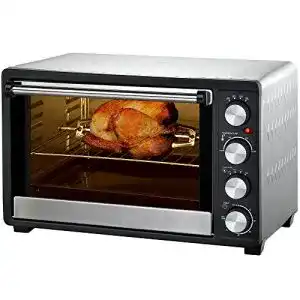 Mini-Backofen 45 Liter von Syntrox Germany mit Umluft und Drehspieß