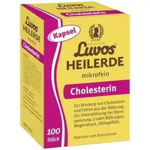 Luvos Heilerde mikrofein Kapseln als Naturheilmittel zur Cholesterinbindung