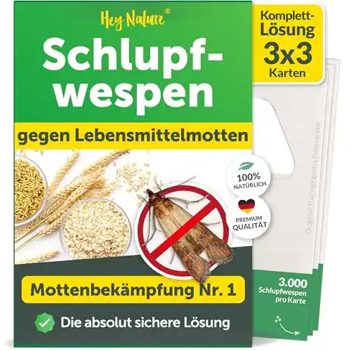 Schlupfwespen gegen Lebensmittelmotten von Hey Nature