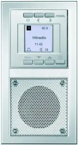 Unterputzradio Peha D 20.485.70 Funkgerät für die Wandmontage