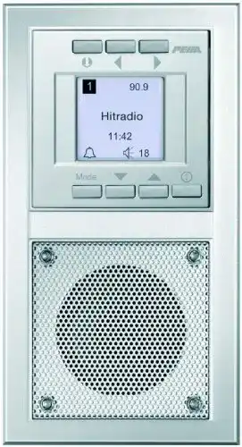 Unterputzradio Peha D 20.485.70 Funkgerät für die Wandmontage