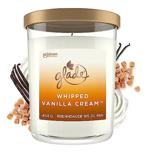Glade Duftkerzen Extra große Duftkerze im Glas Whipped Vanilla Cream 454g