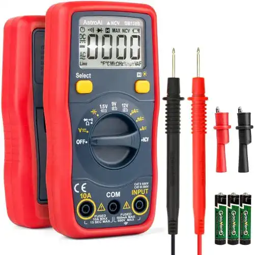 Multimeter AstroAI Digital, Auto-Range TRMS 4000 Counts
