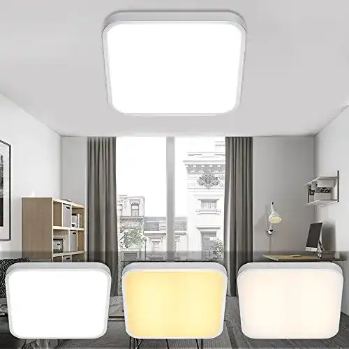 Vingo LED Deckenleuchte dimmbar und eckig für verschiedene Räume