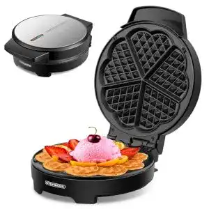 Waffeleisen Steinborg 1000 Watt für Herzwaffeln