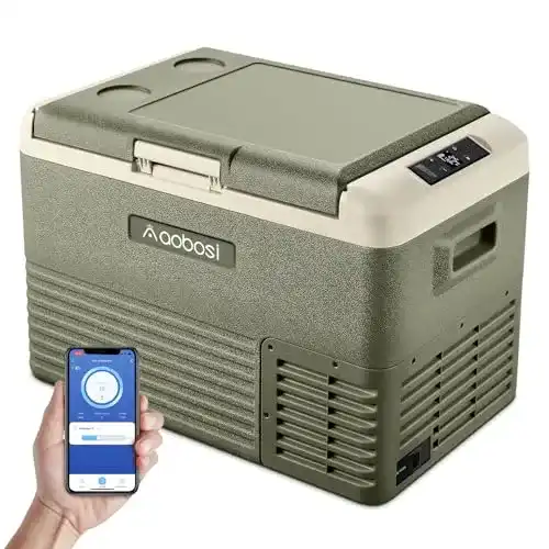 AAOBOSI Kompressor Kühlbox 30L für Auto und Camping