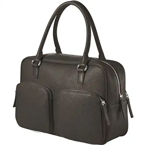 Henkeltasche Chi Chi Fan City Bag aus echtem Leder in Graphit für Damen