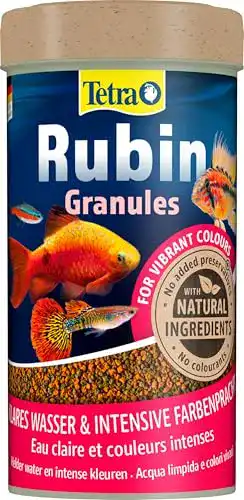 Fischfutter Granulat Tetra Rubin Granules – 250 ml Dose für Zierfische