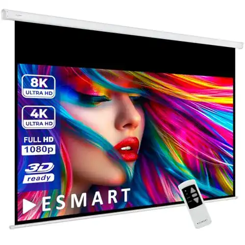 Kontrastleinwand ESMART Professional MIMOTO mit motorisiertem Antrieb
