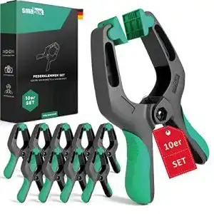 Klemmzwinge Smabix Set mit 10 Stück für Leimen und Fotografie