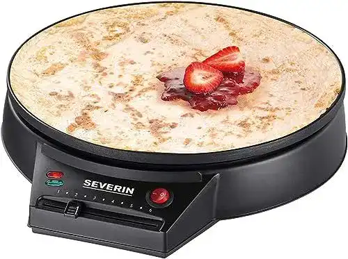 Severin Crêpes Maker für die Zubereitung von süßen und herzhaften Crepes