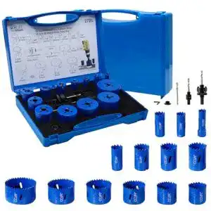 Lochsägen-Set von CCLIFE, 18-teilig, Bi-Metall, vielseitig einsetzbar