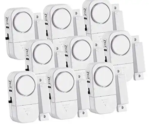 Fensteralarm VisorTech Fenstersicherung 9er-Set Mini-Tür- und Fensteralarme