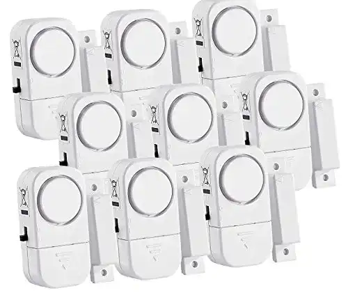 Fensteralarm VisorTech Fenstersicherung 9er-Set Mini-Tür- und Fensteralarme