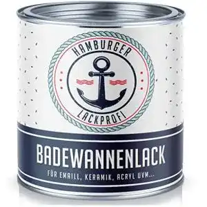 Badewannenlack Hamburger Lack-Profi in glänzendem Weiß