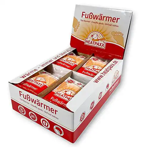 HeatPaxx Zehenwärmer Fußwärmer 40 Paar für angenehme Wärme