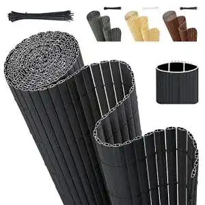 Sichtschutzmatte Sekey PVC 80×500 cm mit doppelter Verstärkung