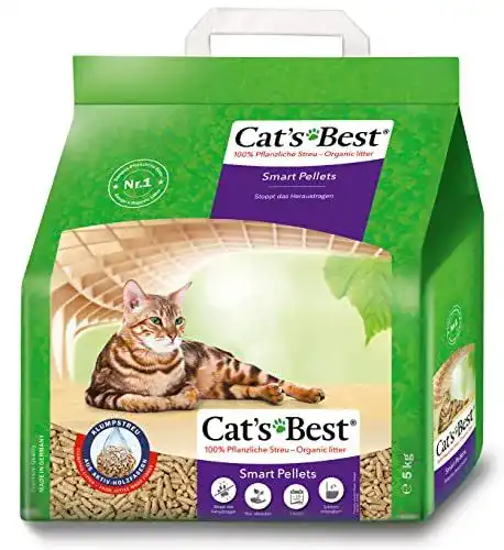 Katzenstreu Pellets Cat’s Best Smart Pellets aus 100 % pflanzlichen Materialien