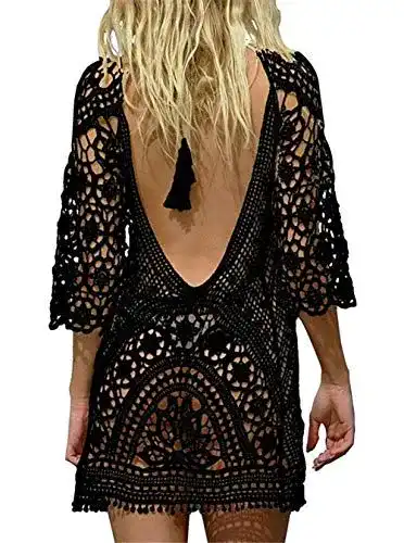 Strandkleid für Damen – Gestricktes Bikini Cover-Up für den Sommer