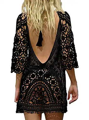 Strandkleid für Damen – Gestricktes Bikini Cover-Up für den Sommer
