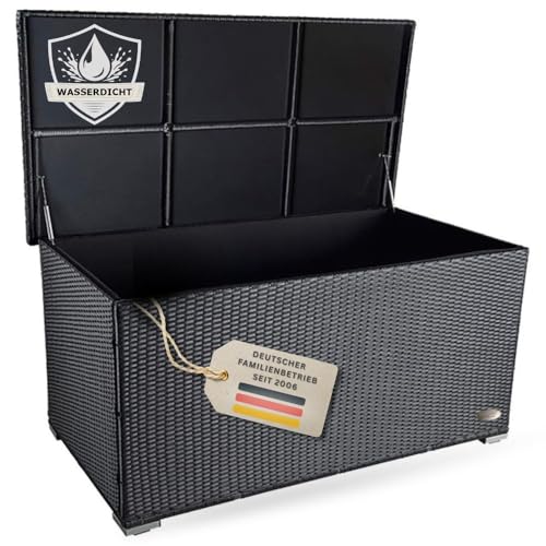 Wasserdichte Auflagenbox RS Trade Venezia 950 L aus Polyrattan