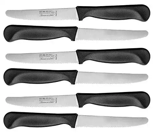 Frühstücksmesser von Rosenstein & Söhne mit Wellenschliff im Set