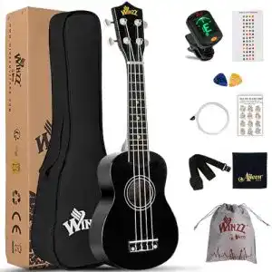 Sopran-Ukulele Winzz Starter Kit für Anfänger mit Zubehör