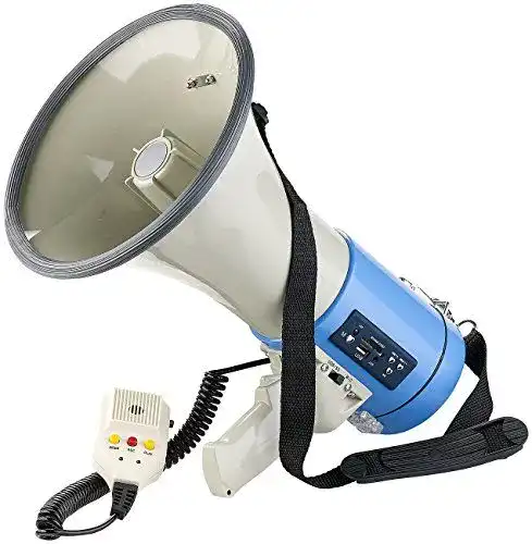 Infactory Megaphon mit MP3-Player und Voice-Recording-Funktion