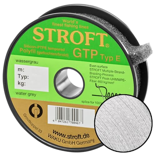 Stroft GTP Typ E geflochtene Schnur wassergrau 125m