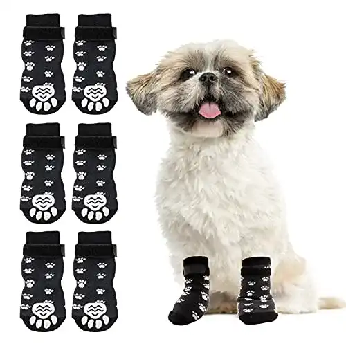 Hundesocken Ranypet 3 Paar Anti-Rutsch Socken für Hunde