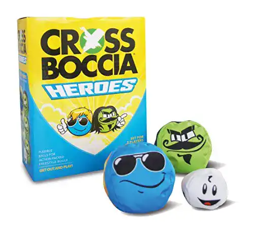 Crossboule Crossboccia Schildkröt Doublepack Heroes, 2×3 Stoffsäckchen