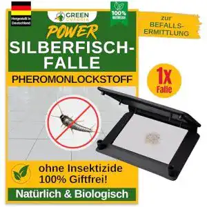 Silberfischfalle Green Guardia mit Pheromon-Lockstoff