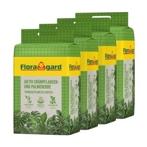 Zimmerpflanzenerde von Floragard für Palmen und Grünpflanzen