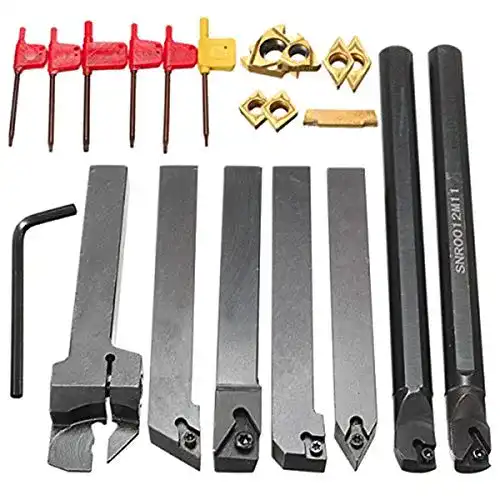 Drehmeißel EsportsMJJ 7 Stück 12 mm Schaft Drehbank Set