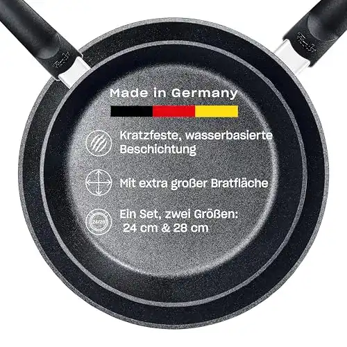 Fissler Adamant Comfort Pfannen-Set 2-teilig (24 cm und 28 cm)