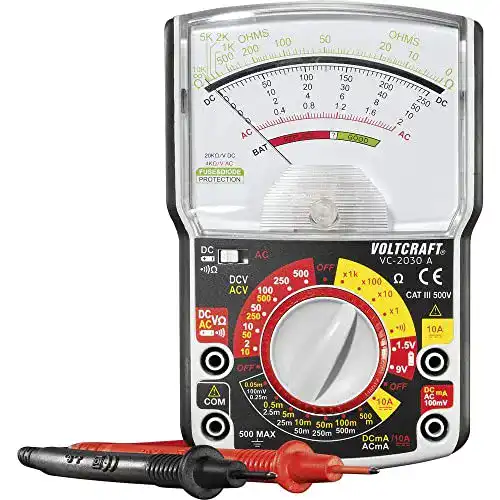 Analog-Multimeter Voltcraft VC-2030A Hand-Multimeter für präzise Messungen