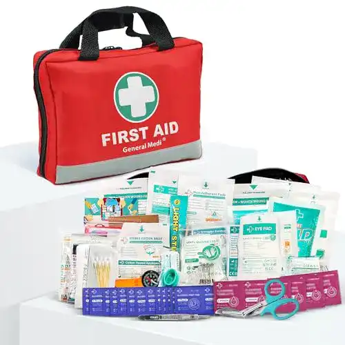 Erste-Hilfe-Set Wandern General Medi – 309-teiliges Set für Notfälle