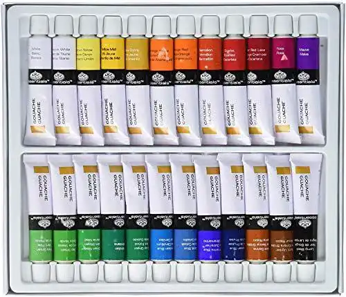 Gouachefarben Royal & Langnickel, 24 Tuben à 12 ml
