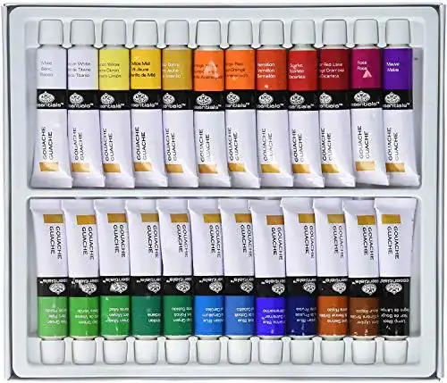 Gouachefarben Royal & Langnickel, 24 Tuben à 12 ml