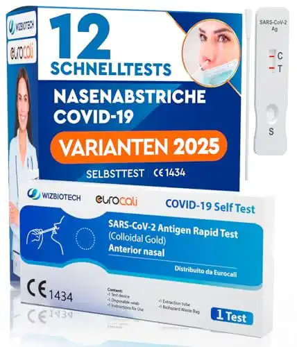 Corona Selbsttest Eurocali 12x Schnelltest für Zuhause