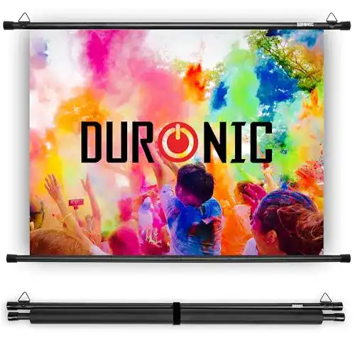 Motorleinwand Duronic BPS40 im 4:3 Format für Projektoren